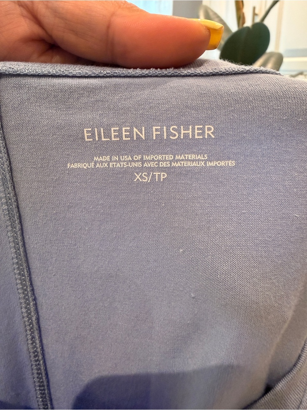 Eileen Fisher Sleeveless Crewneck shirt dress in Soft Lavender - Picture 3 of 14